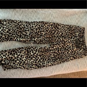 Leopard print pants (L)